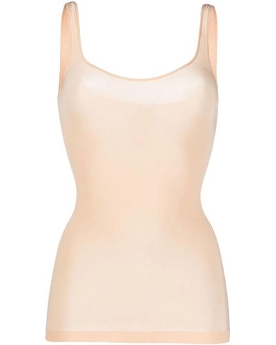 Wolford Fine-knit Vest Top - Natural