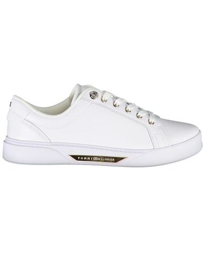 Tommy Hilfiger Elegant Lace-Up Trainers - White