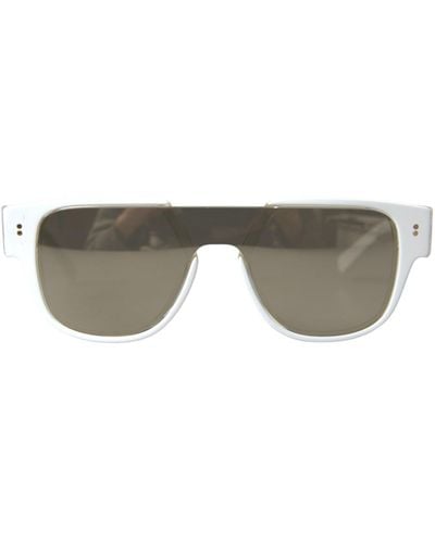 Dolce & Gabbana Chic Acetate Designer Sunglasses - Grey