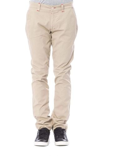 Verri Slim Fit Chino Trousers - Natural