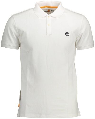 Timberland Chic Slim Fit Short Sleeve Polo - White