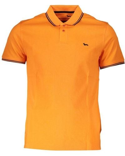 Harmont & Blaine Cotton Polo Shirt - Orange