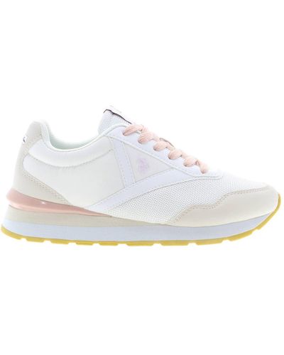 U.S. POLO ASSN. U. S. Polo Assn. Polyester Trainer - White