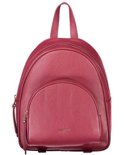 Coccinelle Leather Backpack - Pink