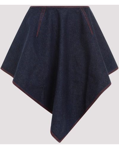 Alaïa Triangle Skirt Denim - Blue