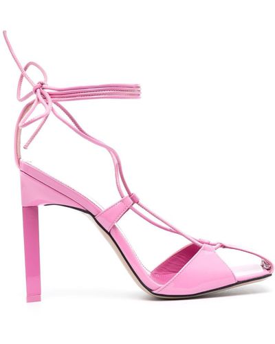 The Attico Adele 105mm Sandals - Pink