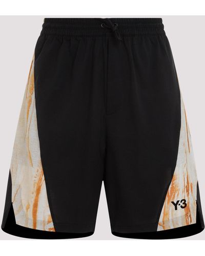 Y-3 Black Rust Dye Shorts