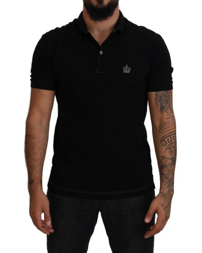 Long Sleeve Range Polo - Black Jacquard