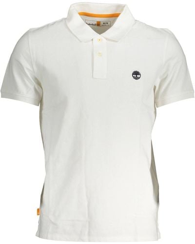 Timberland Elegant Cotton Polo Shirt - White