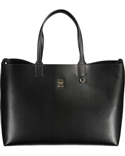 Tommy Hilfiger Elegant Shoulder Bag With Pochette - Black