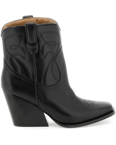 Stella McCartney Alter Mat Cowboy Boots - Black
