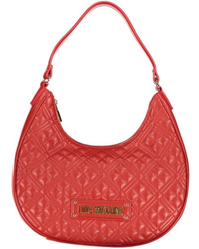 Love Moschino Polyethylene Handbag - Red