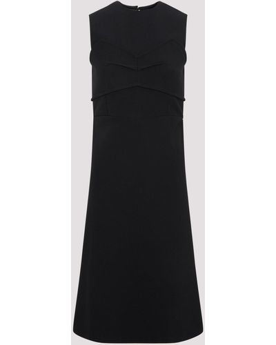 Sportmax Black Mirto Polyester Dress