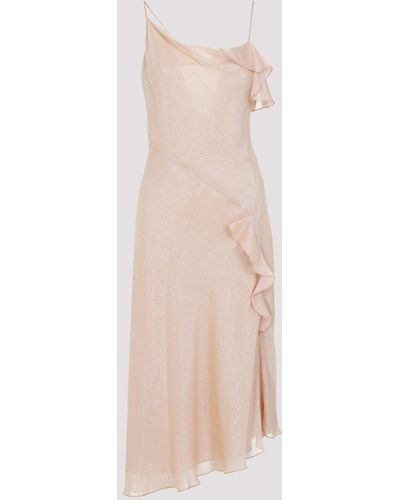 Victoria Beckham Beige Rosewater Bias Cami Slip Dress - Pink
