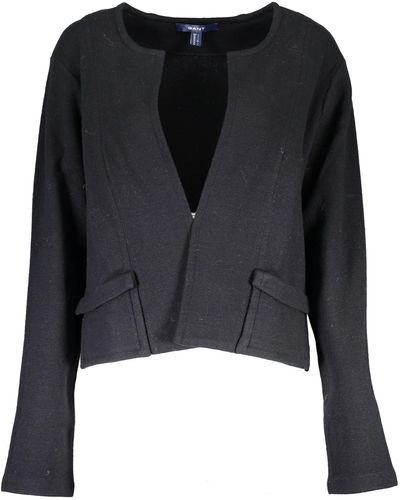 GANT Ele Long Sleeve Cardigan - Black