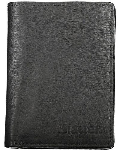 Blauer Leather Wallet - Grey