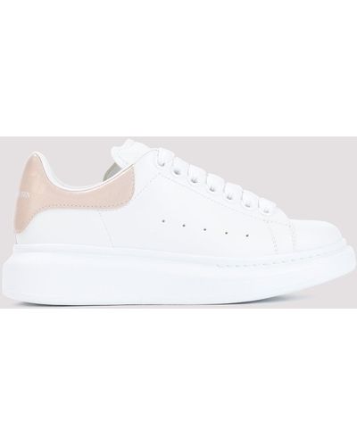 Alexander McQueen White Leather Trainers