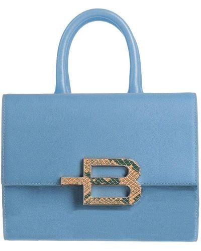 Baldinini Leather Di Calfskin Handbag - Blue