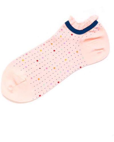 Antipast Short Socks Pois - Pink