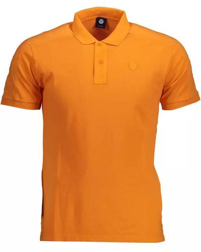 North Sails Orange Cotton Polo Shirt