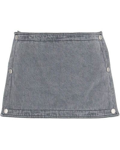 Y. Project Janty Hot Trousers With Convertible Panel - Grey