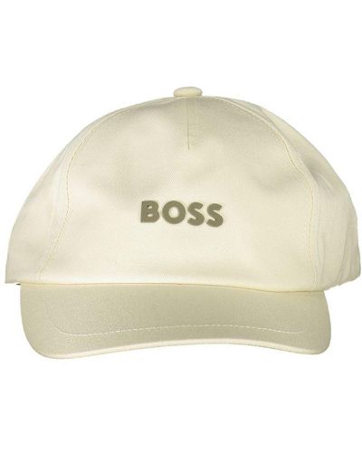 BOSS Cotton Hats & Cap - Natural