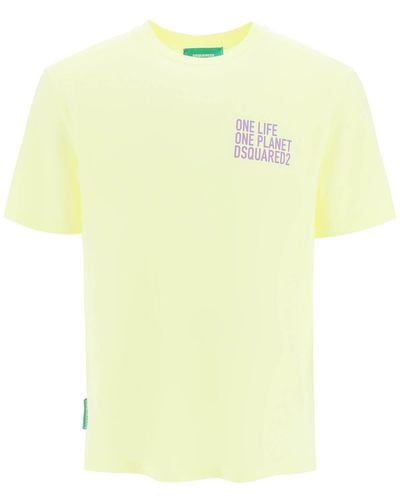 DSquared² One Life T-shirt - Yellow