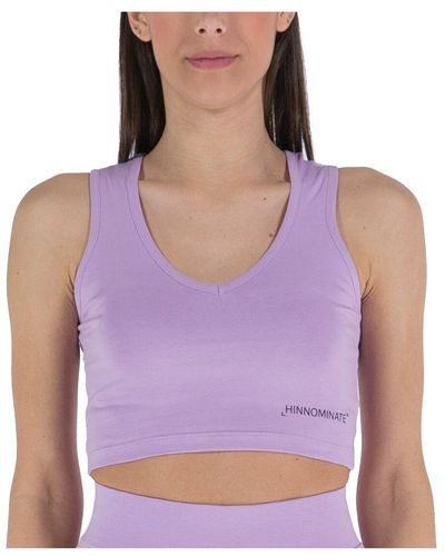 hinnominate Cotton Tops & T-Shirt - Purple