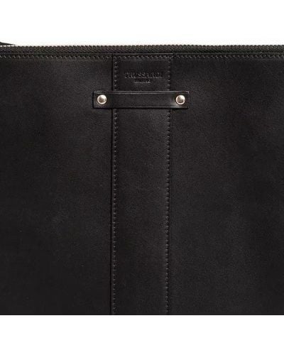 Trussardi Leather Wallet - Black