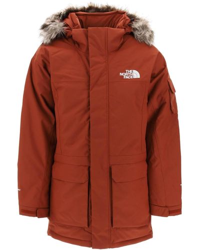 The North Face Mcmurdo Hooded Padded Parka - Red