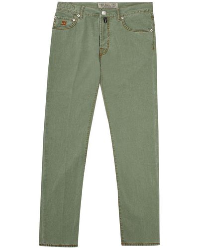 Jacob Cohen Elegant Washed Regular Fit Jeans - Green