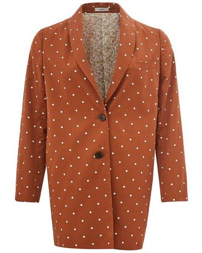 Lardini Cotton Jackets & Coat - Brown
