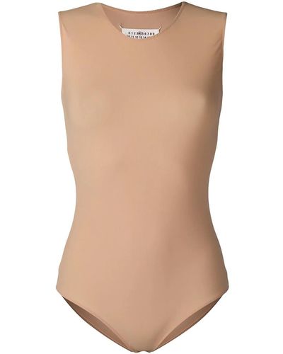 Maison Margiela Sleeveless Bodysuit - Natural