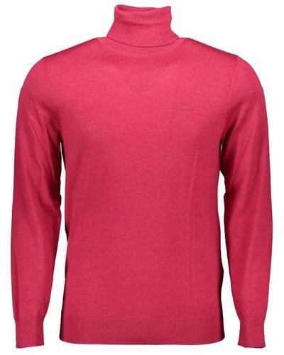 GANT Pink Wool Jumper - Red