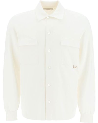 Agnona Soft Silk-blend Shirt - White