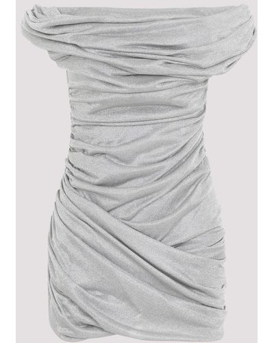 Magda Butrym Silver Dress - Gray