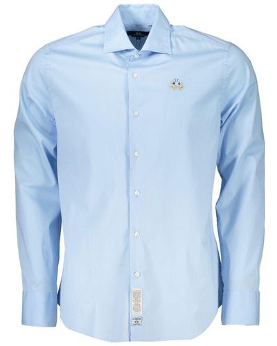 La Martina Cotton Shirt - Blue