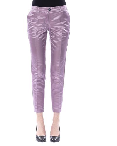 Byblos Buttoned Jeans & Pant - Purple