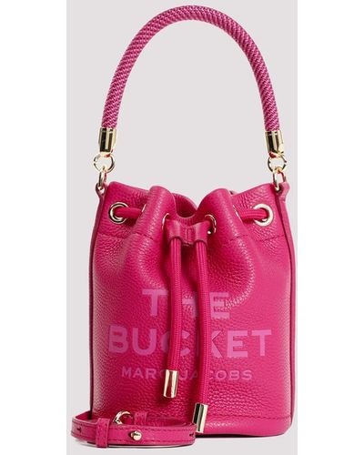 Marc Jacobs The Mini Bucket Lipstick Pink Leather Bag
