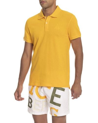 Iceberg Cotton Polo Shirt - Yellow