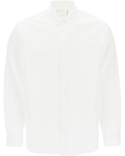 Sacai Thomas Mason Cotton Poplin Shirt - White