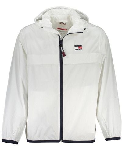 Tommy Hilfiger Chic Waterproof Hooded Sports Jacket - Grey