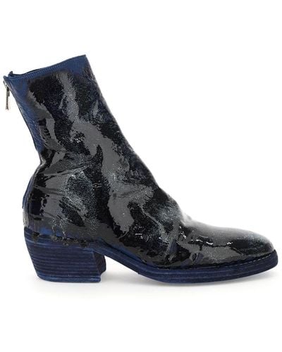 Guidi Glittered Boots - Blue