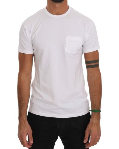 Daniele Alessandrini Cotton Crewneck T-shirt - White
