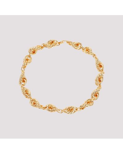 Jil Sander Gold Eco Brass Necklace - Metallic
