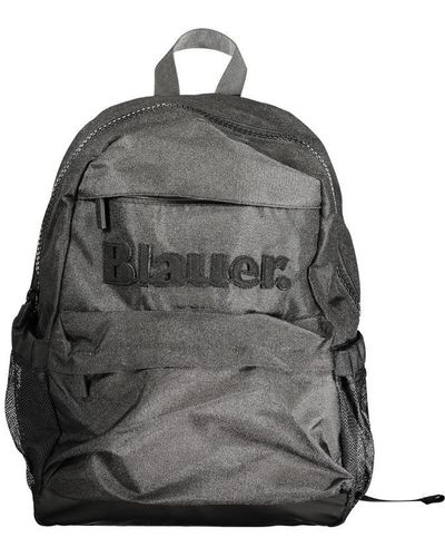 Blauer Polyester Backpack - Gray