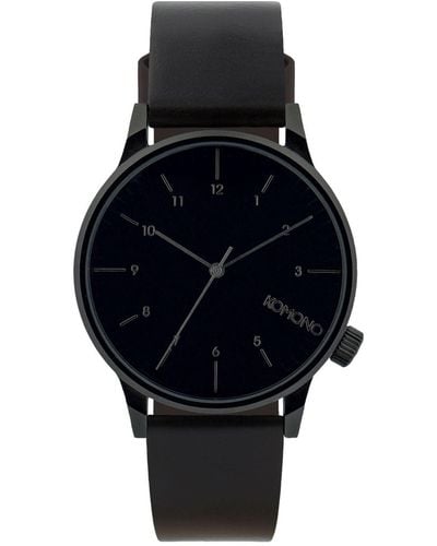 Komono Gray Men Watch - Black