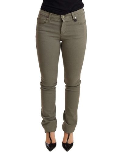 Ermanno Scervino Chic Low Waist Skinny Jeans - Gray
