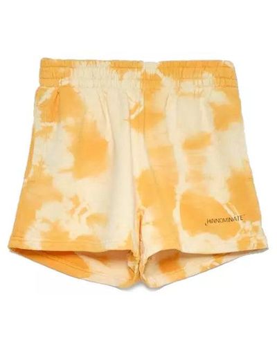 hinnominate Orange Cotton Short - Yellow