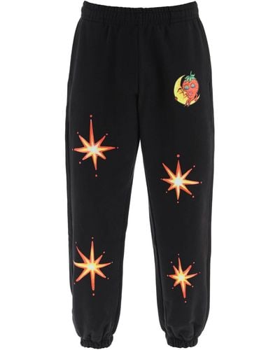 Sky High Farm 'firework' jogger Trousers - Black